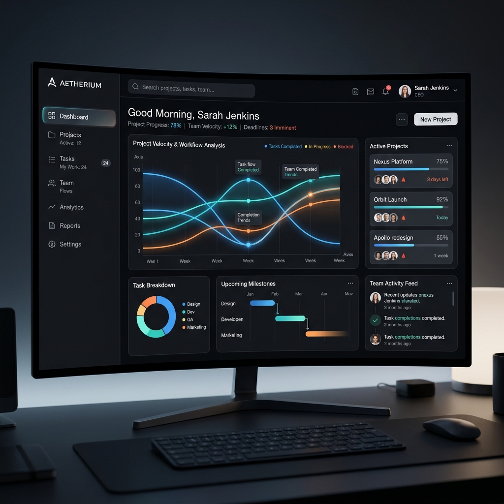 Aetherium Productivity Hub